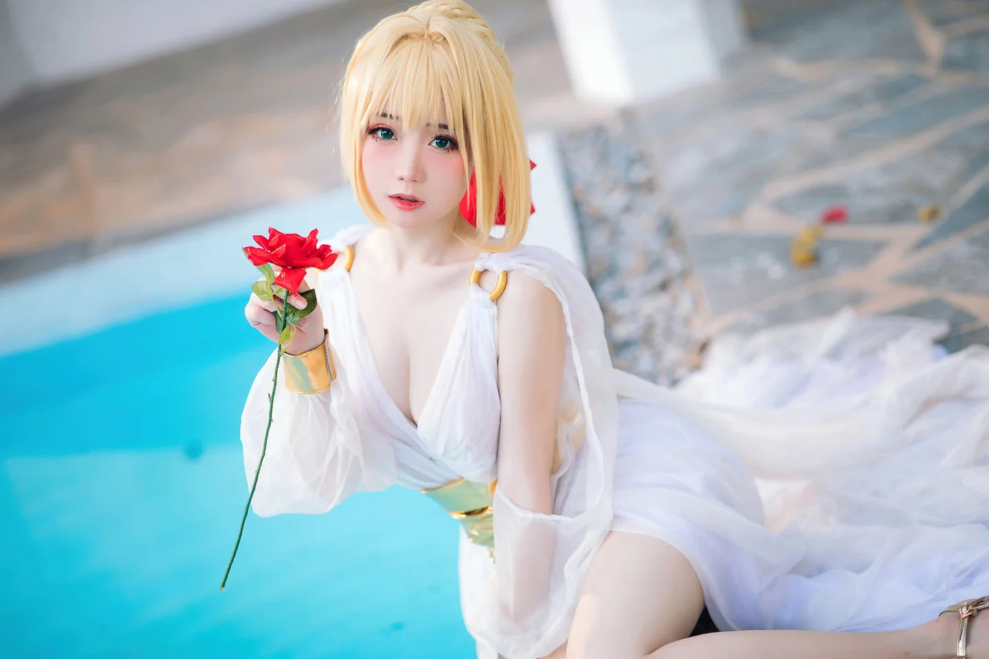 焖焖碳 - FGO·尼禄 礼服 [27P-270MB] tg@simisebaisi 【丝足阁】010.webp